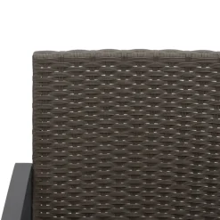 MAISON EXCLUSIVE - Chaises à manger de jardin lot de 2 marron rotin pp