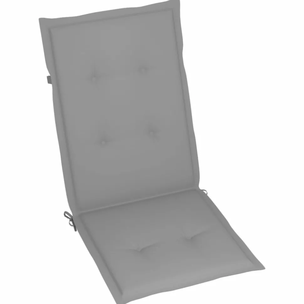 MAISON EXCLUSIVE - Chaises inclinables de jardin et coussins lot de 8 teck solide