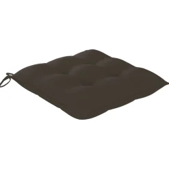 MAISON EXCLUSIVE - Chaises pliables de jardin avec coussins lot de 4 teck solide