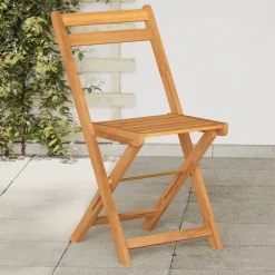 MAISON EXCLUSIVE - Chaises de bistrot pliantes lot de 6 bois d'acacia solide