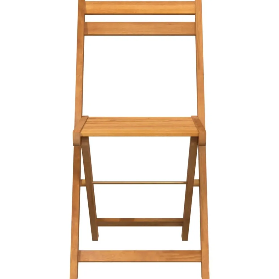 MAISON EXCLUSIVE - Chaises de bistrot pliantes lot de 6 bois d'acacia solide