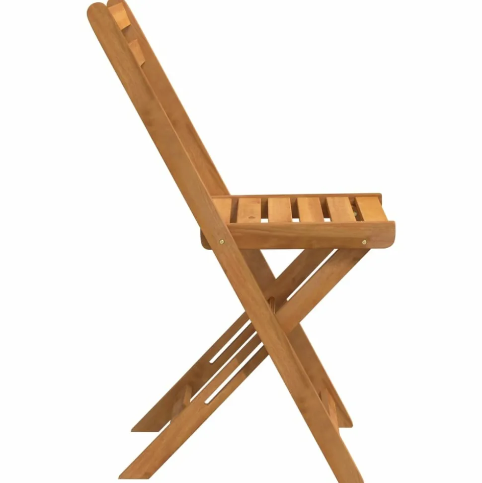 MAISON EXCLUSIVE - Chaises de bistrot pliantes lot de 6 bois d'acacia solide