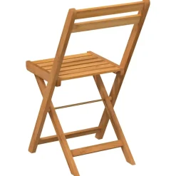 MAISON EXCLUSIVE - Chaises de bistrot pliantes lot de 6 bois d'acacia solide