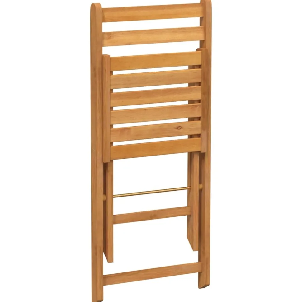 MAISON EXCLUSIVE - Chaises de bistrot pliantes lot de 6 bois d'acacia solide