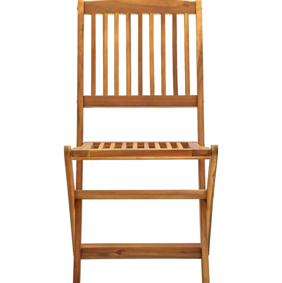 MAISON EXCLUSIVE - Chaises pliables d'extérieur lot de 4 bois d'acacia solide