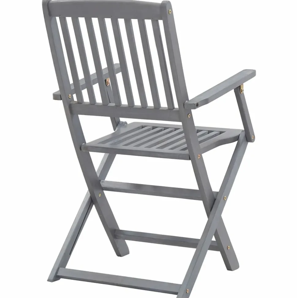 MAISON EXCLUSIVE - Chaises pliables d'extérieur lot de 2 bois d'acacia solide