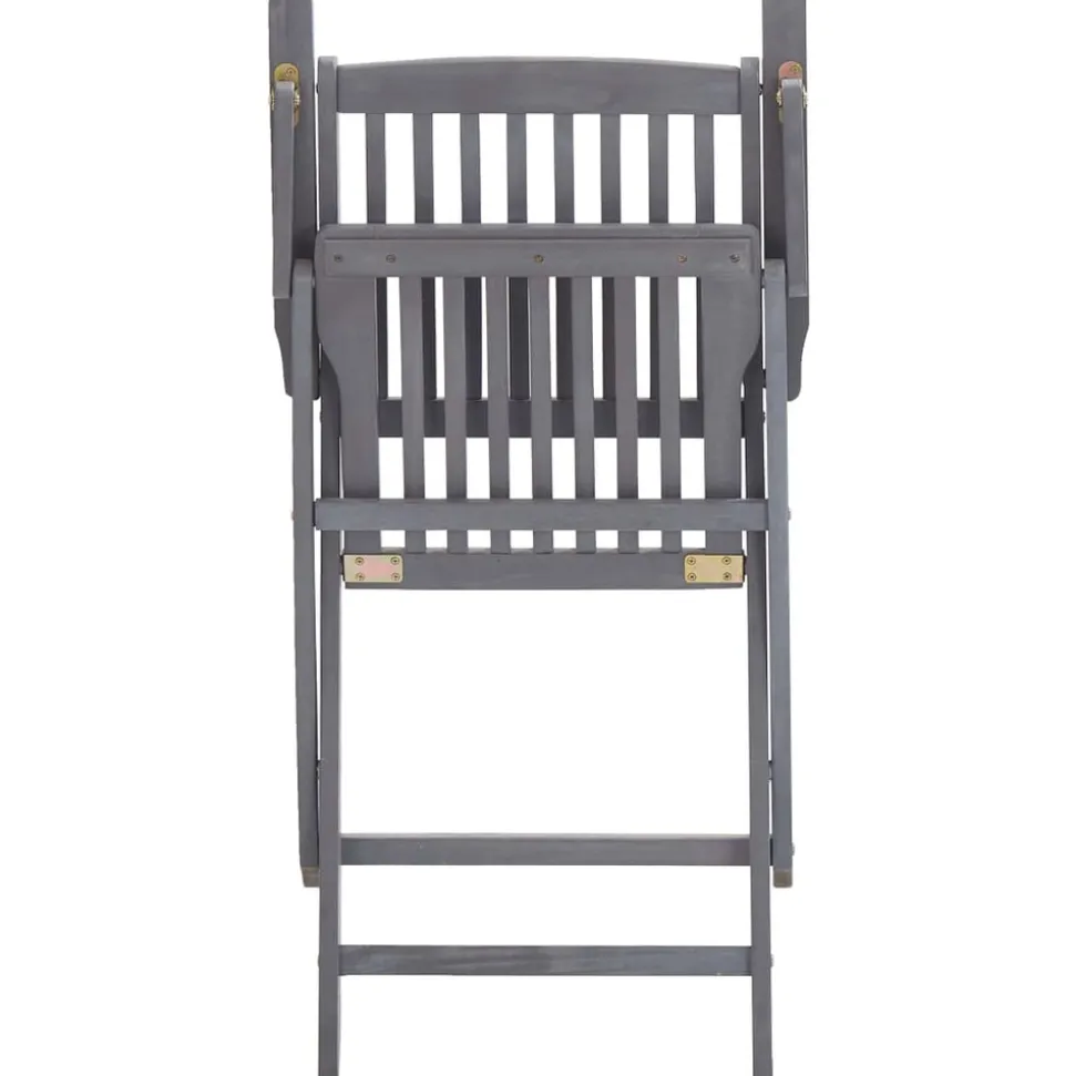 MAISON EXCLUSIVE - Chaises pliables d'extérieur lot de 2 bois d'acacia solide