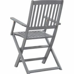 MAISON EXCLUSIVE - Chaises pliables d'extérieur lot de 6 bois d'acacia solide