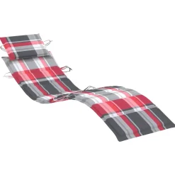 MAISON EXCLUSIVE - Chaises longues lot de 2 avec coussins bois d'acacia solide