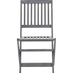 MAISON EXCLUSIVE - Chaises pliables d'extérieur lot de 6 et coussins bois d'acacia