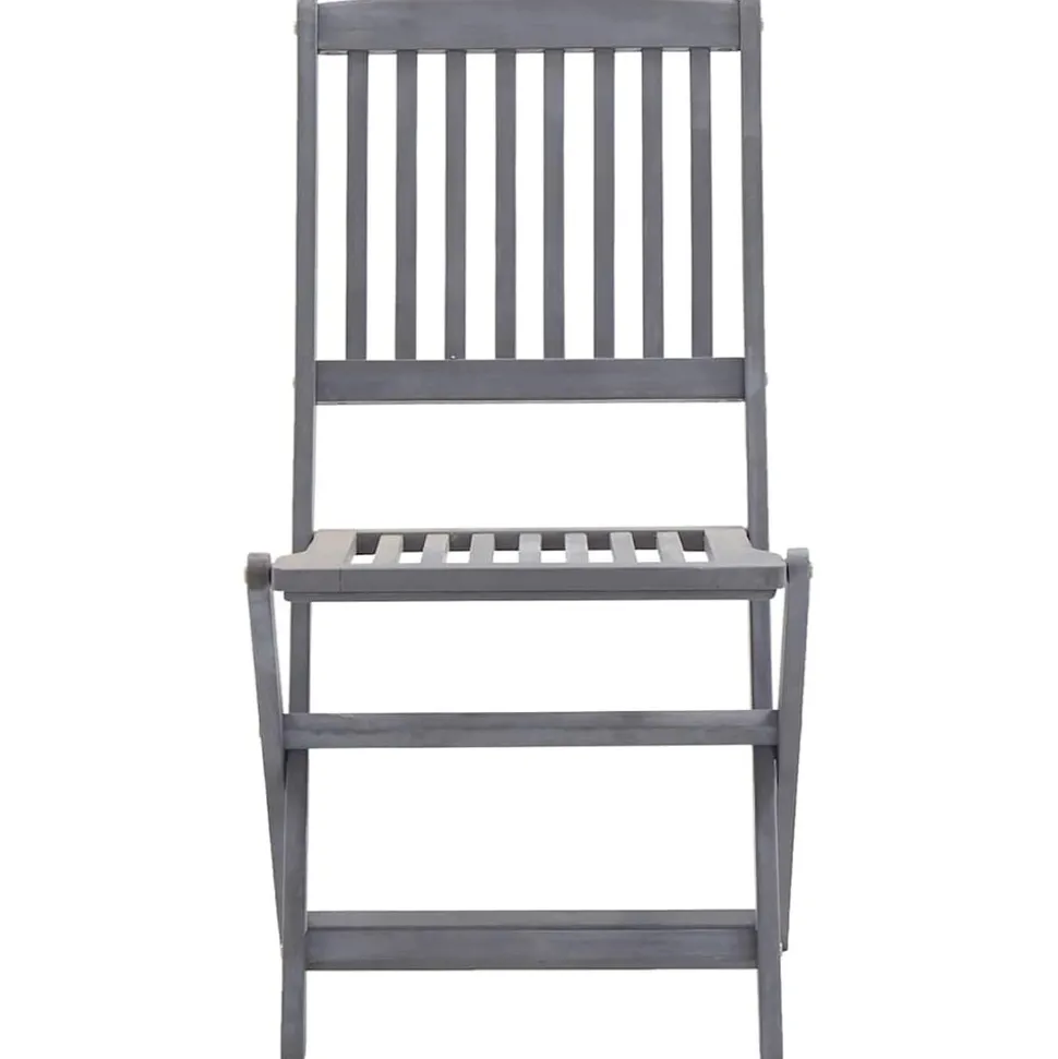 MAISON EXCLUSIVE - Chaises pliables d'extérieur lot de 6 et coussins bois d'acacia