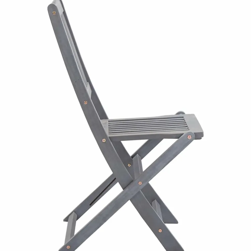 MAISON EXCLUSIVE - Chaises pliables d'extérieur lot de 6 et coussins bois d'acacia