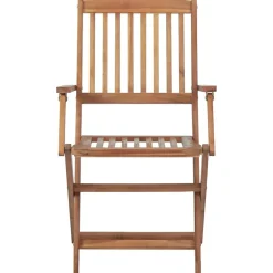 MAISON EXCLUSIVE - Chaises pliables d'extérieur et coussins lot de 8 bois d'acacia