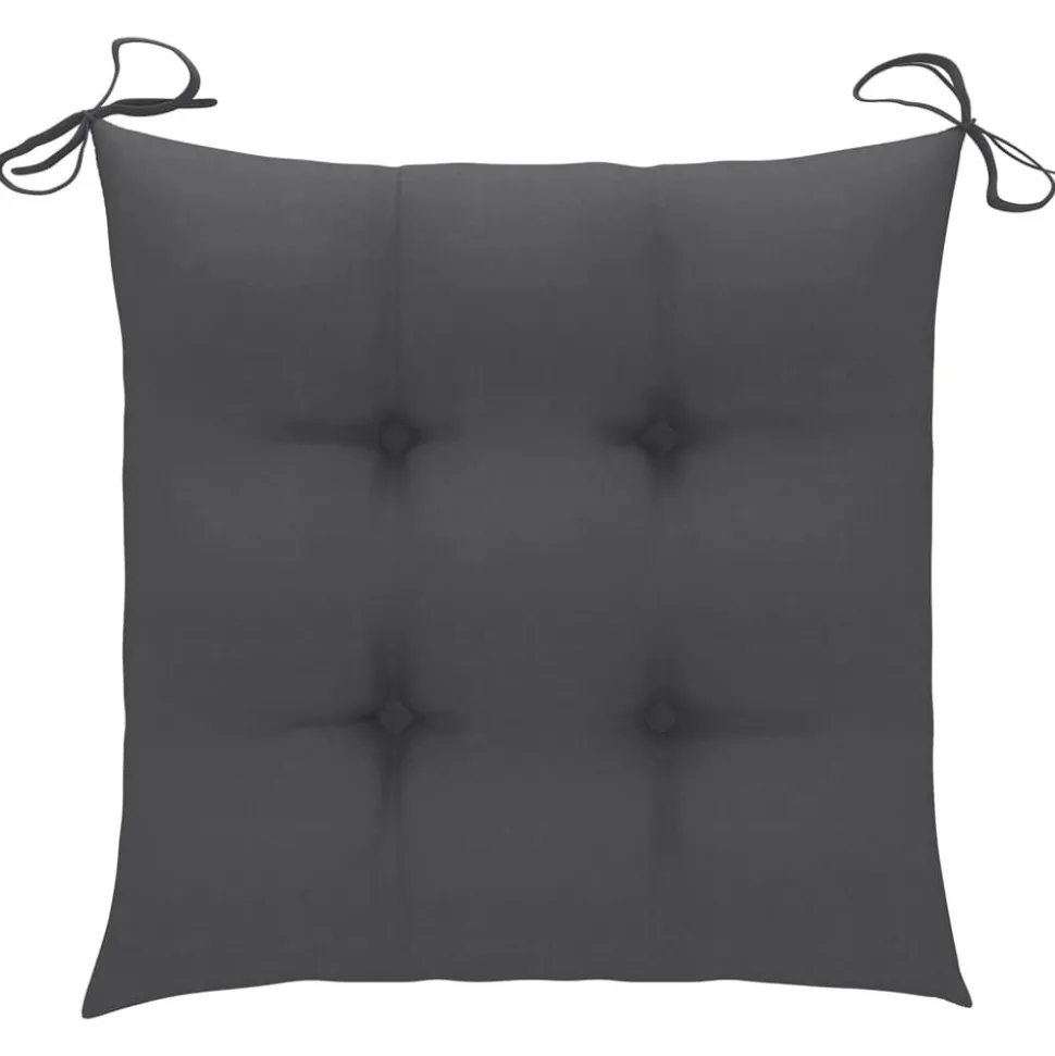 MAISON EXCLUSIVE - Chaises pliables de jardin avec coussins lot de 6 bois de teck
