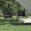 MAISON EXCLUSIVE - Chaises de camping lot de 2 noir 54x55x78 cm tissu oxford