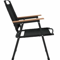 MAISON EXCLUSIVE - Chaises de camping lot de 2 noir 54x55x78 cm tissu oxford