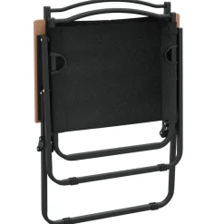 MAISON EXCLUSIVE - Chaises de camping lot de 2 noir 54x55x78 cm tissu oxford