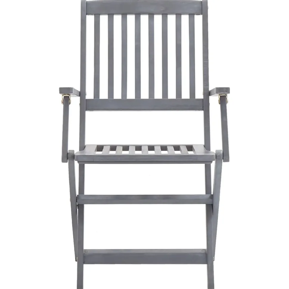 MAISON EXCLUSIVE - Chaises pliables d'extérieur lot de 6 et coussins bois d'acacia