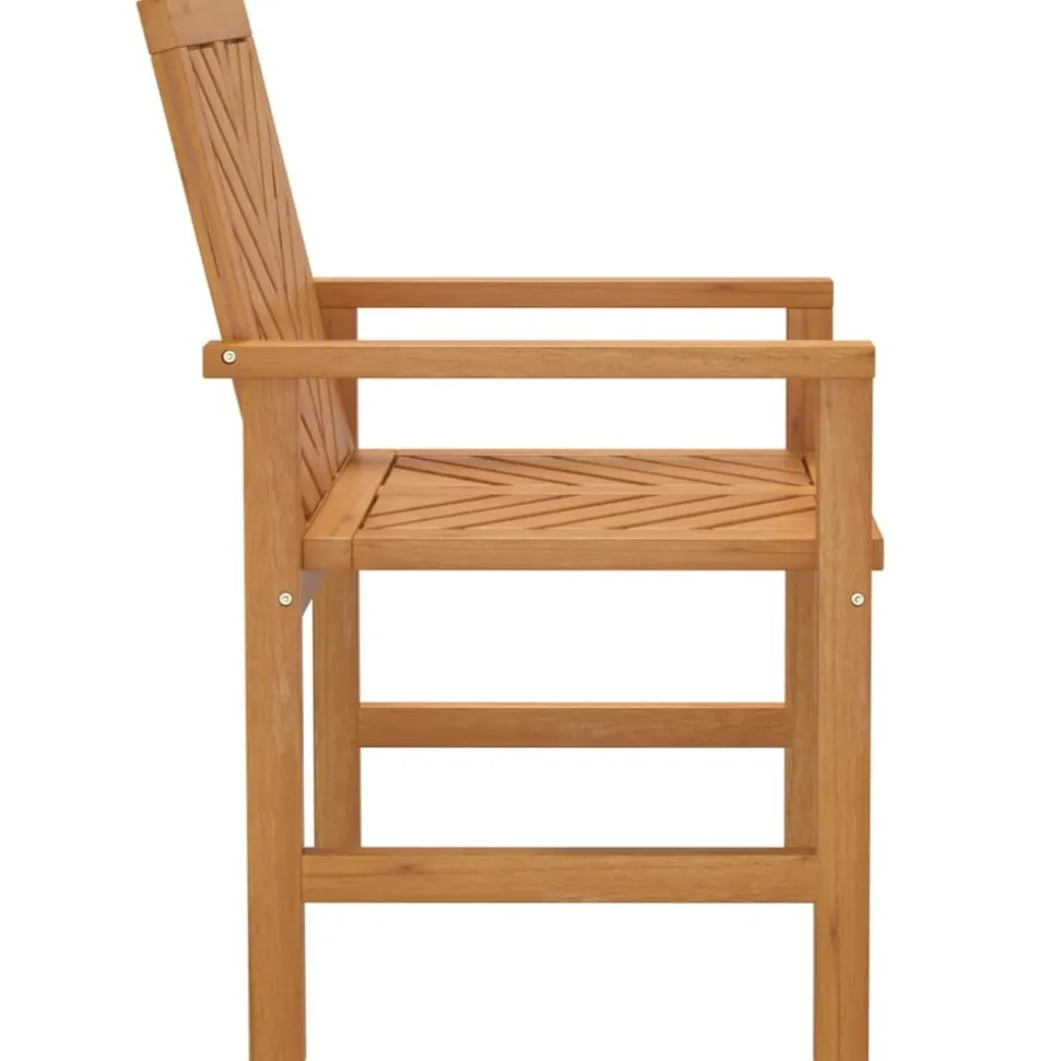 MAISON EXCLUSIVE - Chaises à manger de jardin lot de 4 bois massif d'acacia
