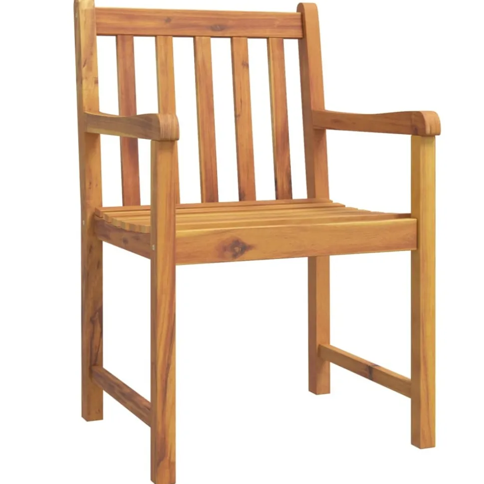 MAISON EXCLUSIVE - Chaises de jardin lot de 4 56x55,5x90 bois massif d'acacia