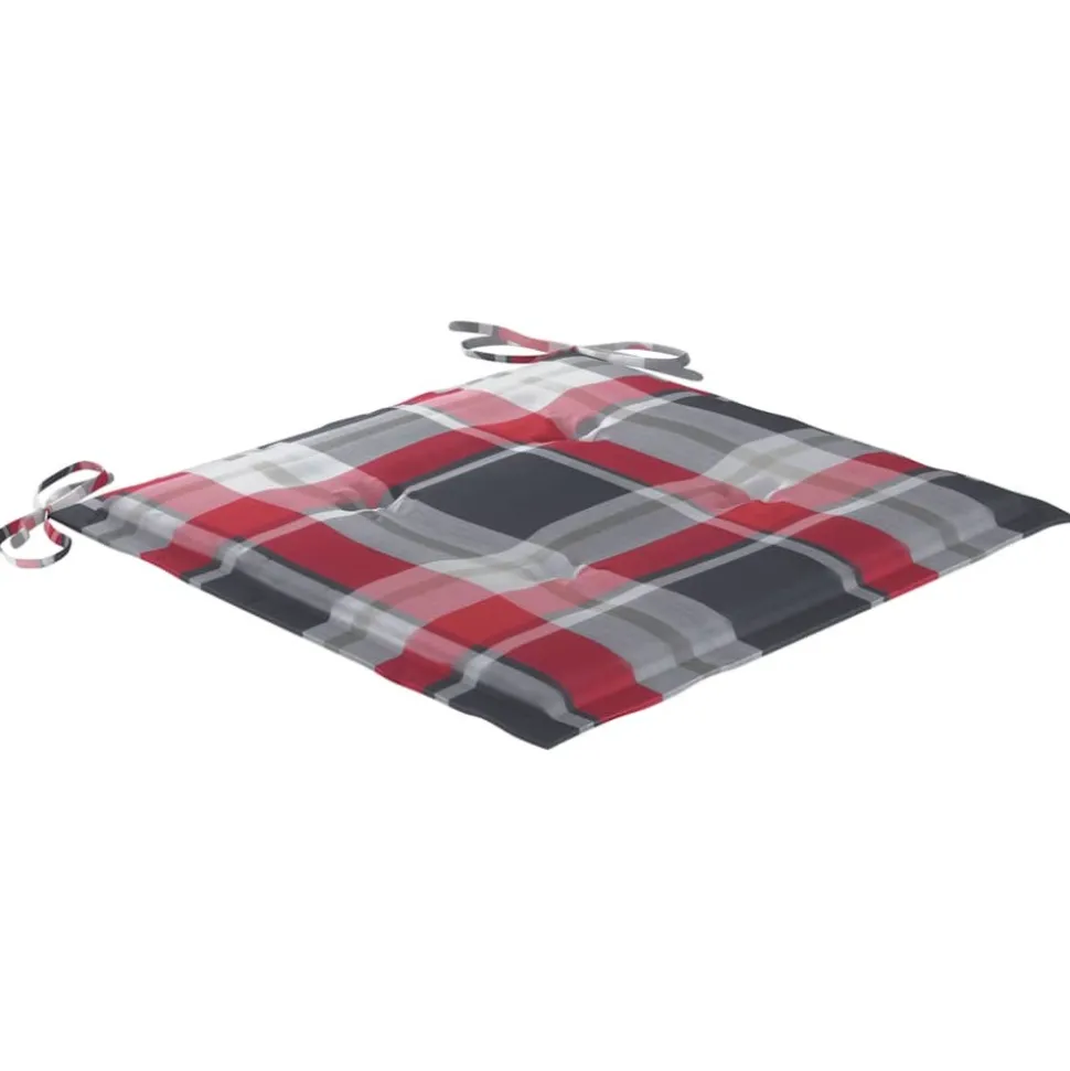 MAISON EXCLUSIVE - Chaises de jardin empilables avec coussins lot de 8 teck solide
