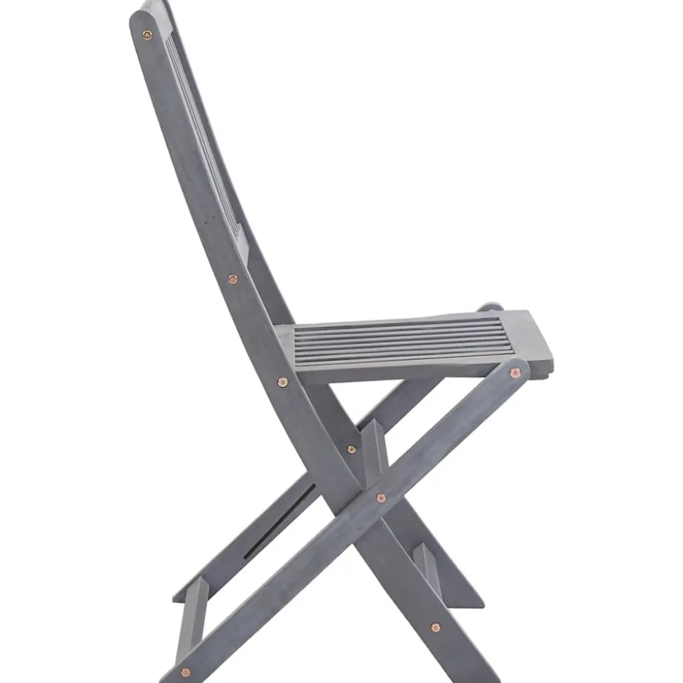 MAISON EXCLUSIVE - Chaises pliables d'extérieur lot de 6 et coussins bois d'acacia