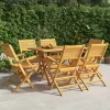 MAISON EXCLUSIVE - Chaises de jardin pliantes lot de 6 55x62x90cm bois massif teck