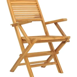 MAISON EXCLUSIVE - Chaises de jardin pliantes lot de 6 55x62x90cm bois massif teck