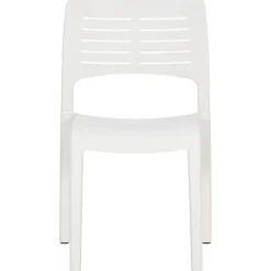 MAISON EXCLUSIVE - Chaises de jardin lot de 2 blanc polypropylène
