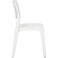 MAISON EXCLUSIVE - Chaises de jardin lot de 2 blanc polypropylène