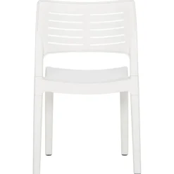 MAISON EXCLUSIVE - Chaises de jardin lot de 2 blanc polypropylène