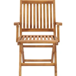 MAISON EXCLUSIVE - Chaises pliables de jardin lot de 4 bois de teck solide