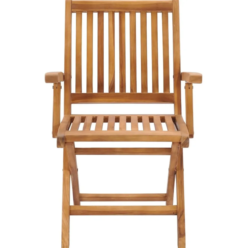 MAISON EXCLUSIVE - Chaises pliables de jardin lot de 4 bois de teck solide