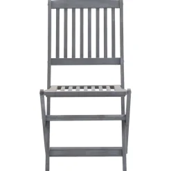 MAISON EXCLUSIVE - Chaises pliables d'extérieur lot de 2 bois d'acacia solide