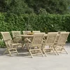 MAISON EXCLUSIVE - Chaises de jardin pliantes lot de 8 gris 56x61x89 cm bois teck