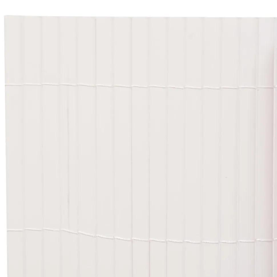 MAISON EXCLUSIVE - Clôture de jardin double face 110x300 cm blanc