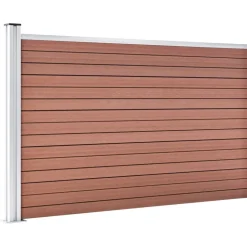 MAISON EXCLUSIVE - Clôture de jardin wpc 175x105 cm marron