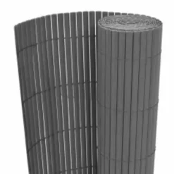 MAISON EXCLUSIVE - Clôture de jardin double face 110x300 cm gris