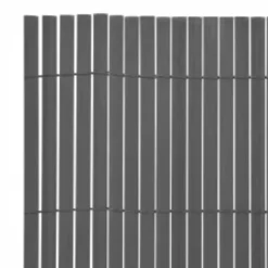 MAISON EXCLUSIVE - Clôture de jardin double face 110x300 cm gris