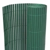 MAISON EXCLUSIVE - Clôture de jardin double face pvc 90 x 500 cm vert