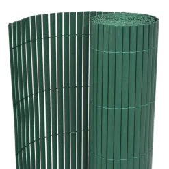 MAISON EXCLUSIVE - Clôture de jardin double face pvc 90 x 500 cm vert