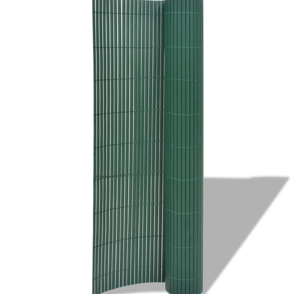 MAISON EXCLUSIVE - Clôture de jardin double face pvc 90 x 500 cm vert