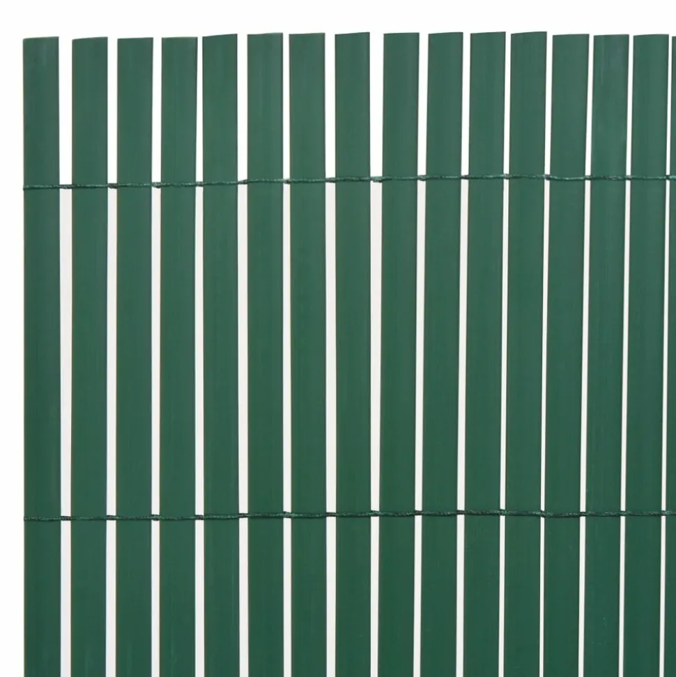 MAISON EXCLUSIVE - Clôture de jardin double face pvc 90 x 500 cm vert