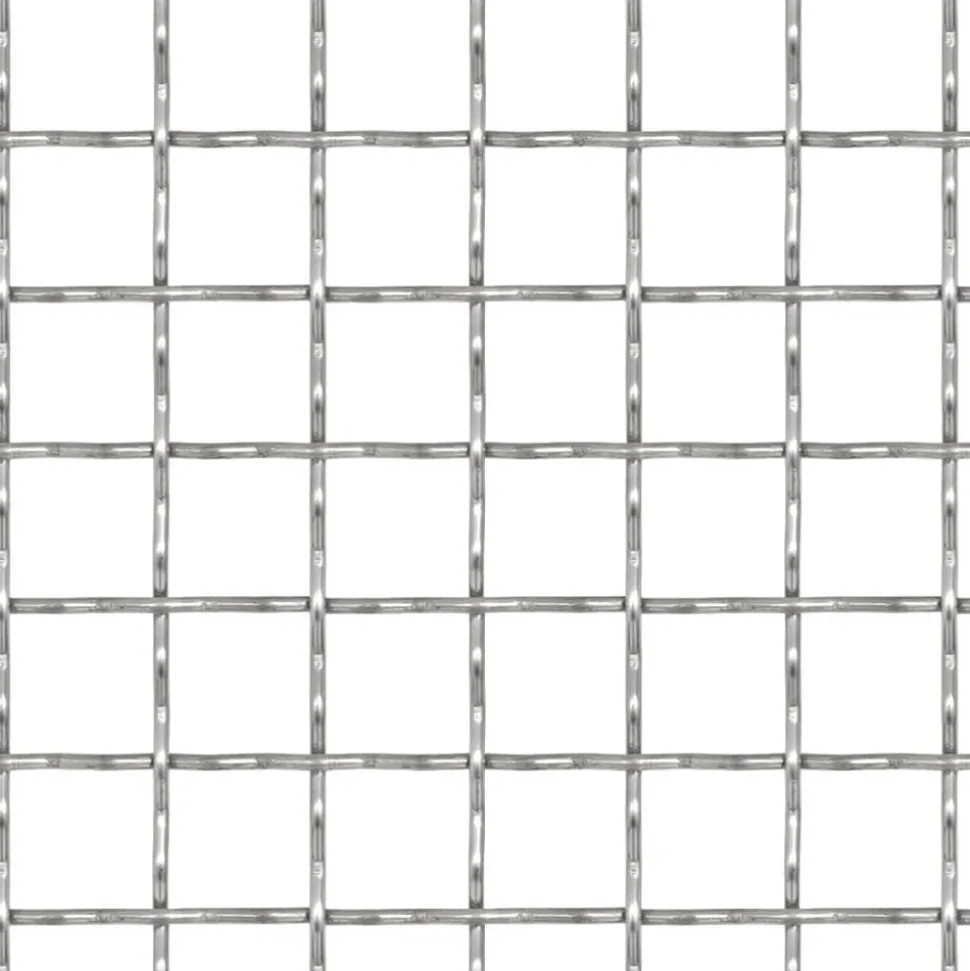 MAISON EXCLUSIVE - Clôture de jardin sertie acier inoxydable 100x85 cm 31x31x3 mm