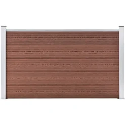 MAISON EXCLUSIVE - Clôture de jardin wpc 180x105 cm marron