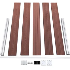 MAISON EXCLUSIVE - Clôture de jardin wpc 180x105 cm marron