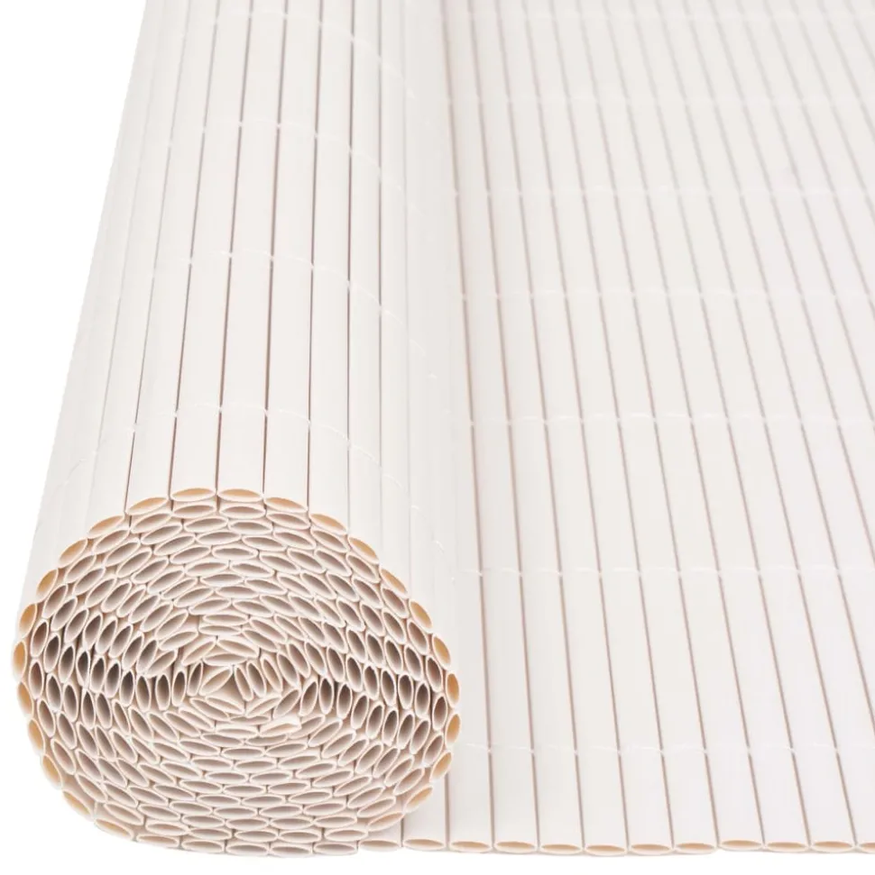 MAISON EXCLUSIVE - Clôture de jardin double face 90 x 300 cm blanc