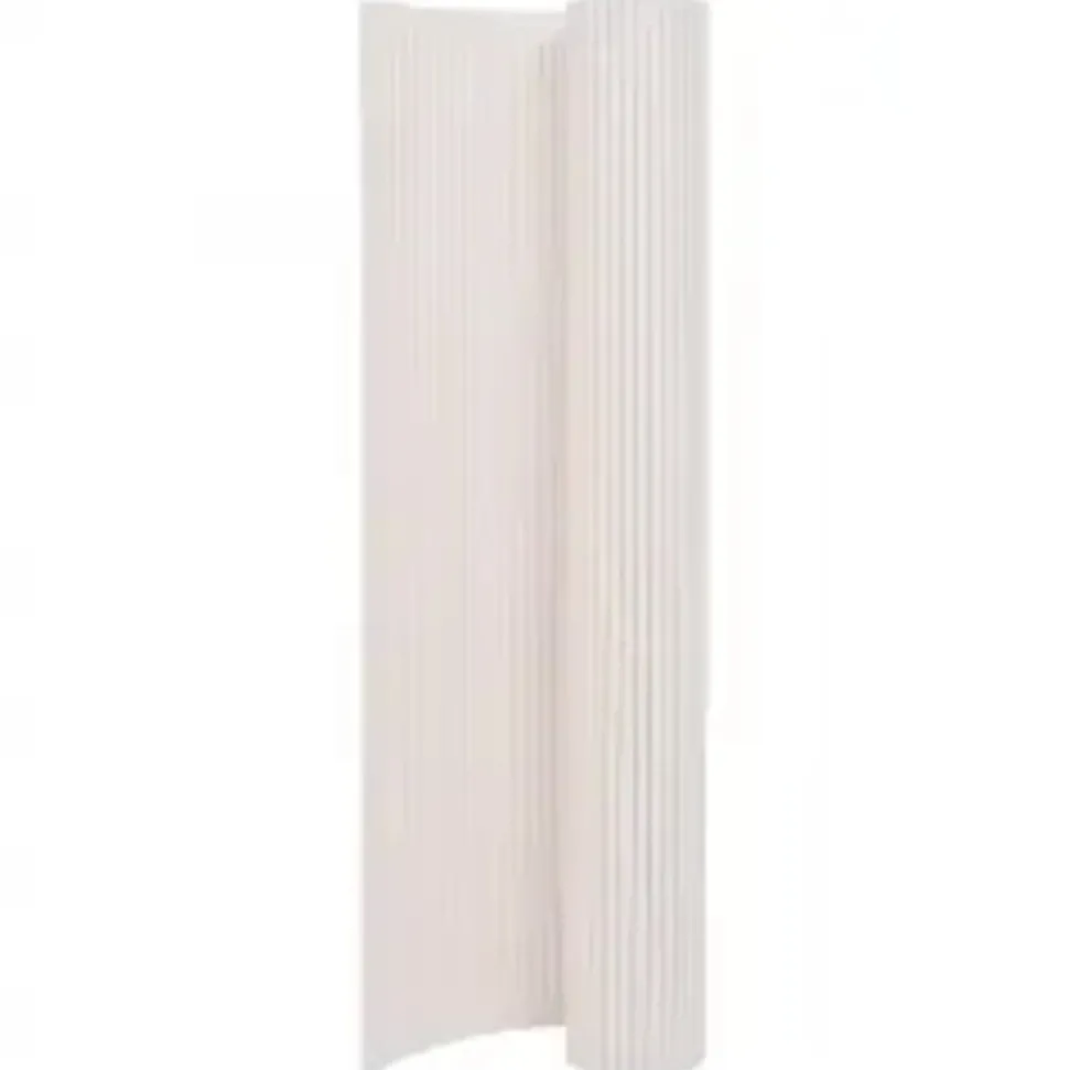 MAISON EXCLUSIVE - Clôture de jardin double face 110x400 cm blanc