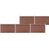 MAISON EXCLUSIVE - Clôture de jardin wpc 872x106 cm marron