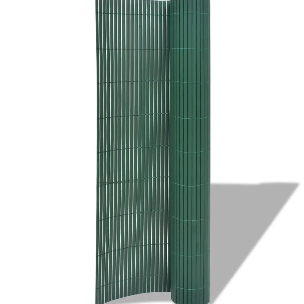 MAISON EXCLUSIVE - Clôture de jardin double face pvc 90 x 300 cm vert